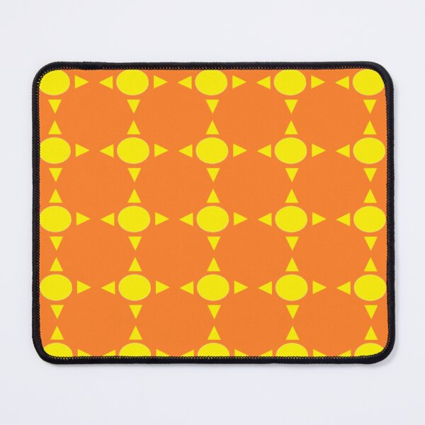 Item preview, Volksbolts/KABFA Designs, Yellow Sun, circles and triangles on orange background designed and sold by KABFA Designs.