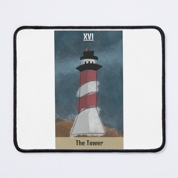Item preview, Our Flag Means Death Tarot - The Tower designed and sold by SuperbScribbles.