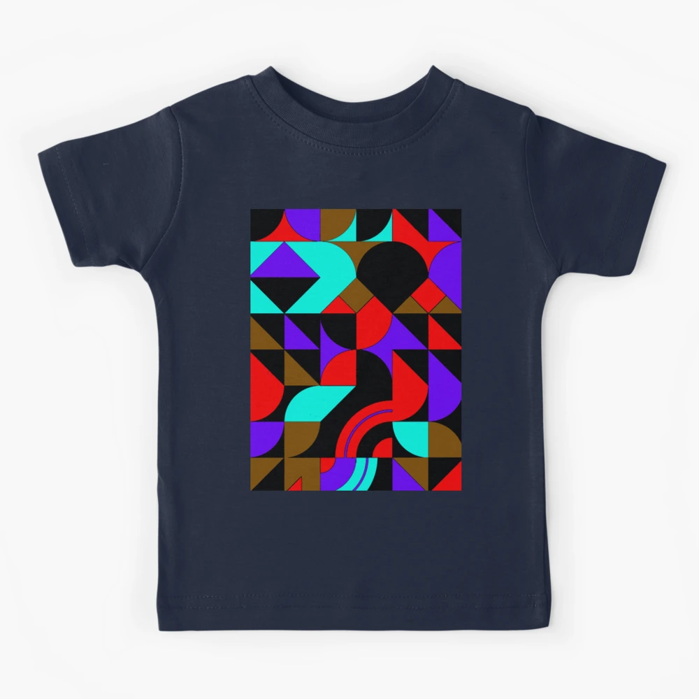 geometric colorful patterns conceptual Art - Abstract Neo Geo 