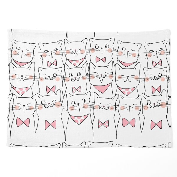 Cat Lovers Patterns Pet Blanket