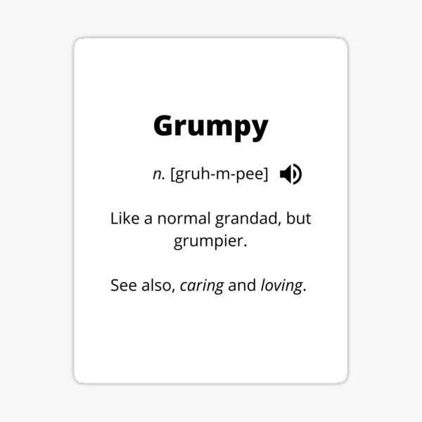 grumpy-definition-sticker-for-sale-by-jennierondel-redbubble