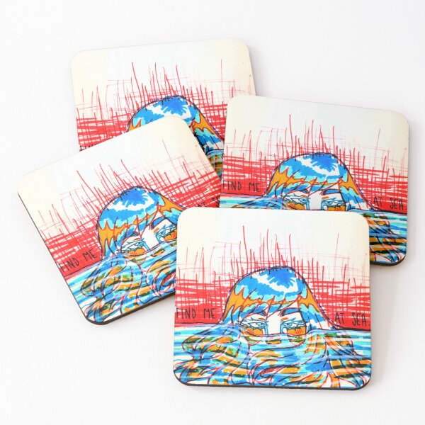 Item preview, Find Me At Sea: With Confidence Waterfall Lyrics designed and sold by ghostgraffitii.