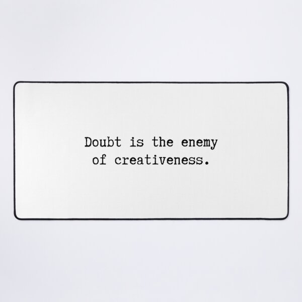 Item preview, Constantin Stanislavski Quote Doubt is the enemy of creativeness. designed and sold by violet-hope.