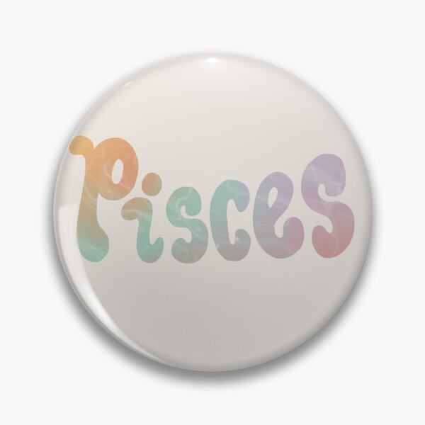 Item preview, Pisces Zodiac Sign Gradient Letters designed and sold by isamii.