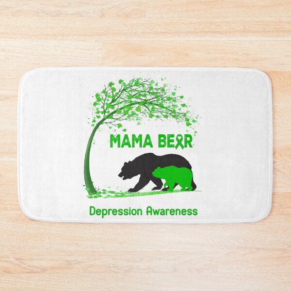 Item preview, Mama Bear Depression Awareness designed and sold by Mnrshirley.