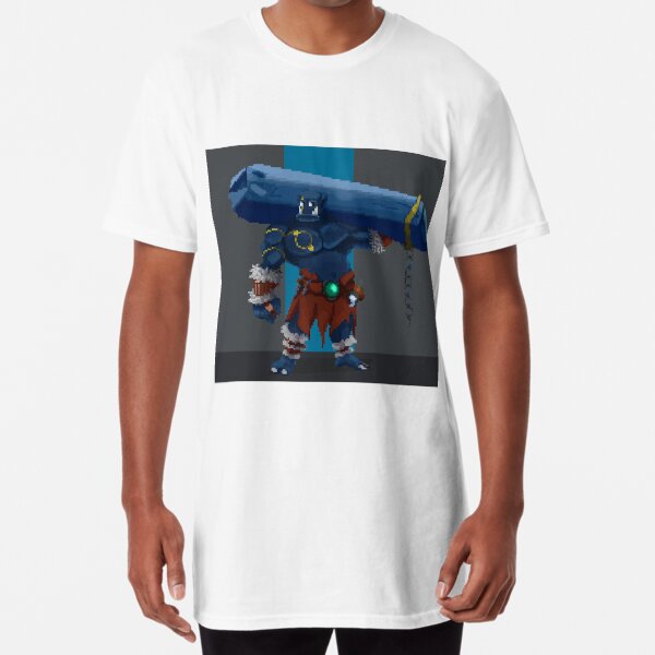 pixel art Ice golem pixel art Long T-Shirt