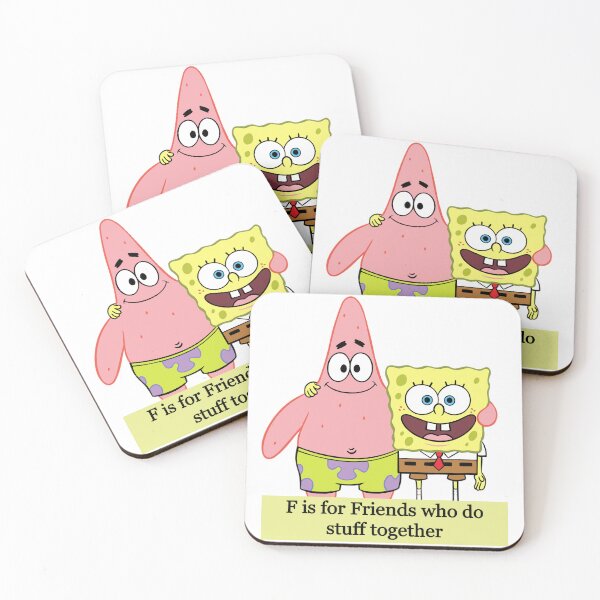 Item preview, spongebob & patrick f is for friends  designed and sold by stillballin.