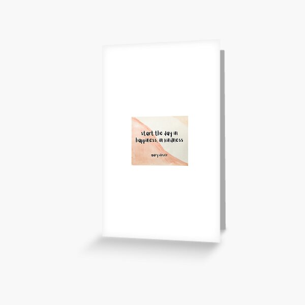 Item preview, Happiness, Kindness | Mary Oliver designed and sold by ArtistVenus.