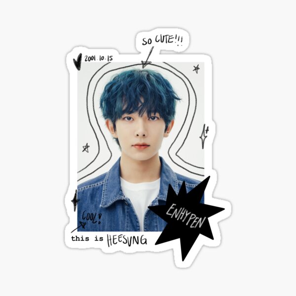 ENHYPEN Merch ENHYPEN Stickers ENHYPEN Kpop Name Tag Kpop 