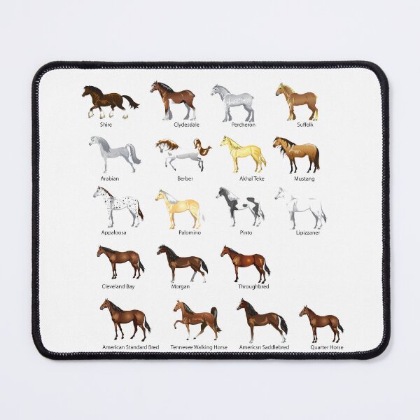 Item preview, Animal Horses breeds designed and sold by Evelynsouza.