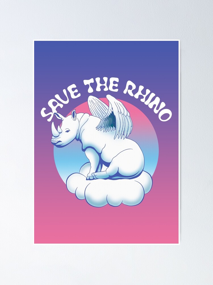Save The Rhino | Rhinoceros Conservation Awareness Quote