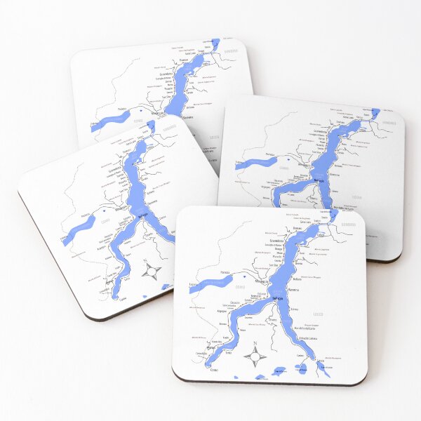 Item preview, Lake Como Map designed and sold by kotica.