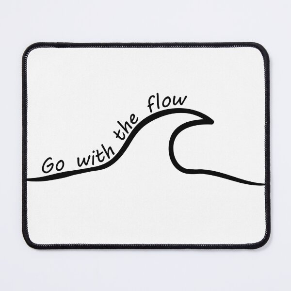 Item preview, Go With The Flow: Simple Wave Doodle - Summer Adventure designed and sold by XanaduHills.