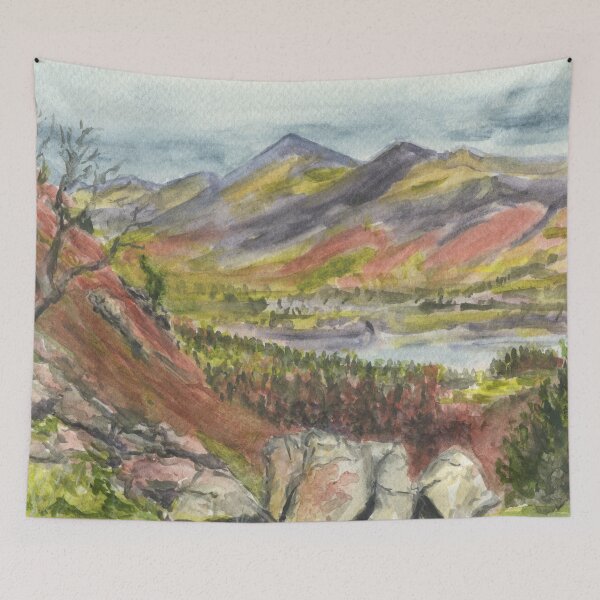 Item preview, Skiddaw and Derwentwater from the route up Castle Crag designed and sold by LymphomaLass.