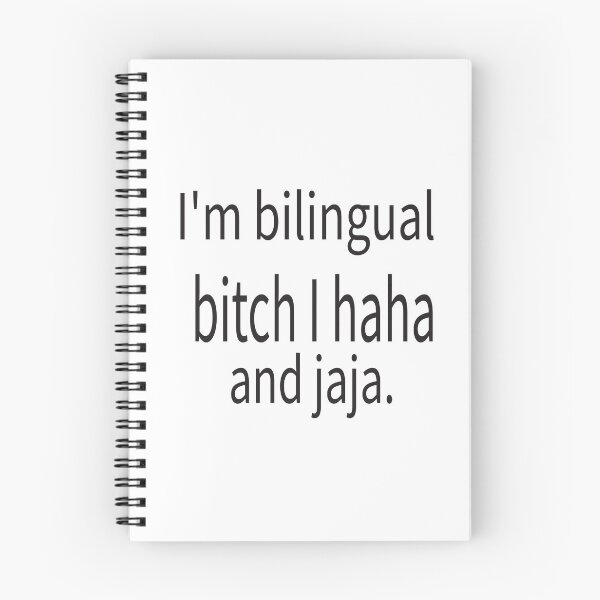 Item preview, Im Bilingual Bitch I Haha And Jaja designed and sold by ASSOUKI9.