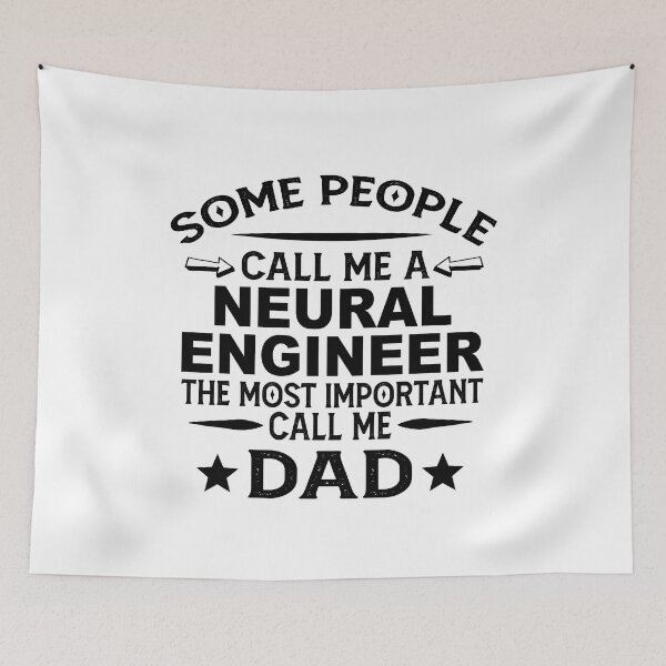 Item preview, Neural engineer Father Dad T-shirt gift for father's Day Neural engineer Dad Father's Day, Neural engineer Dad Hudband Christmas Gift designed and sold by xlnv.