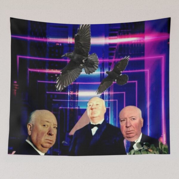 Item preview, Alfred Hitchcock Fan art designed and sold by AnnieHaven.