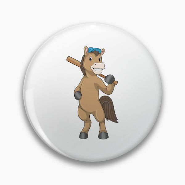 Item preview, Horse at Baseball with Baseball bat designed and sold by Snabdesign84.