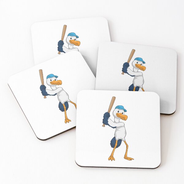 Item preview, Stork at Baseball with Baseball bat designed and sold by Snabdesign84.