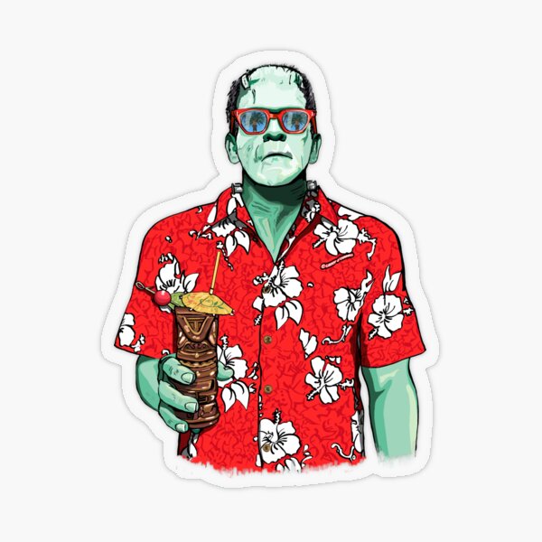 Item preview, Dr. Frankenstein's Tiki Monster designed and sold by FanboyMuseum.