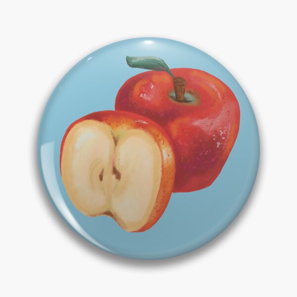 Artikelvorschau, Red apple and slice entworfen und verkauft von Danielle Seay.