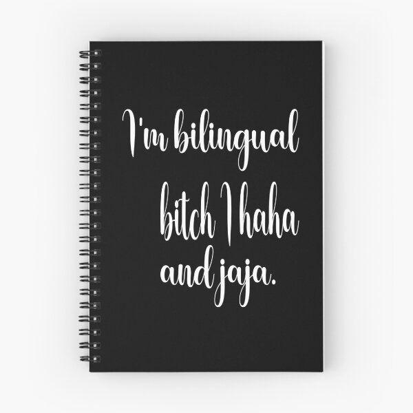Item preview, Im Bilingual Bitch I Haha And Jaja designed and sold by ASSOUKI9.