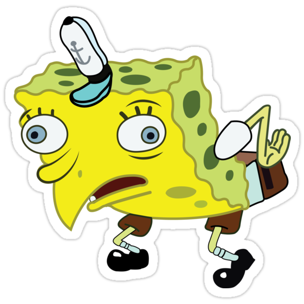  High Quality Spongebob Meme  Stickers by Luke Paccione 