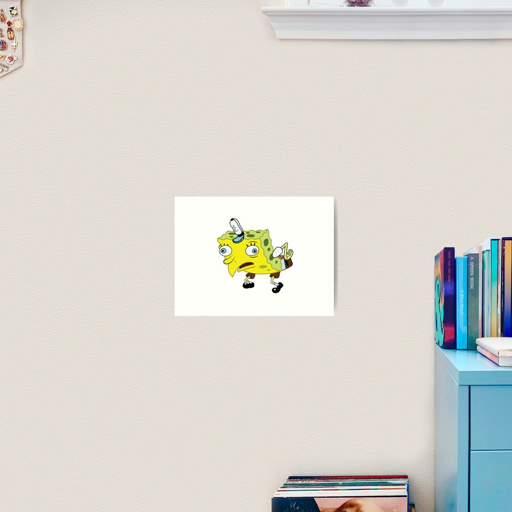 "High Quality Spongebob Meme" Art Print for Sale by lukepaccione ...