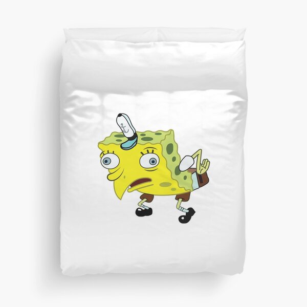 High Quality Spongebob Meme Duvet Cover