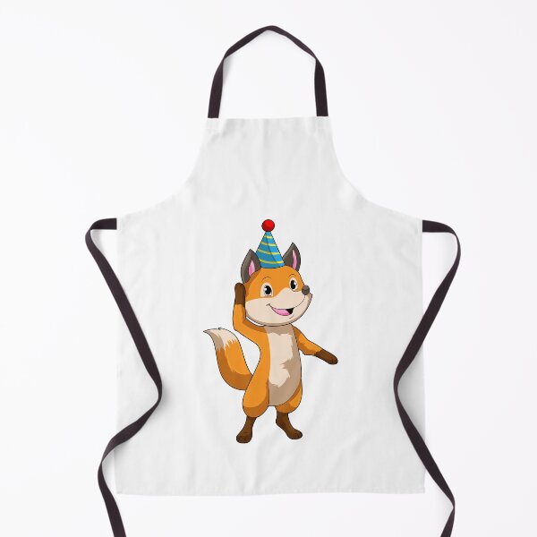 Item preview, Fox at Party with Party hat designed and sold by Snabdesign84.