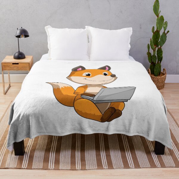 Aperçu de l'œuvre Fox with Laptop créée et vendue par Snabdesign84.