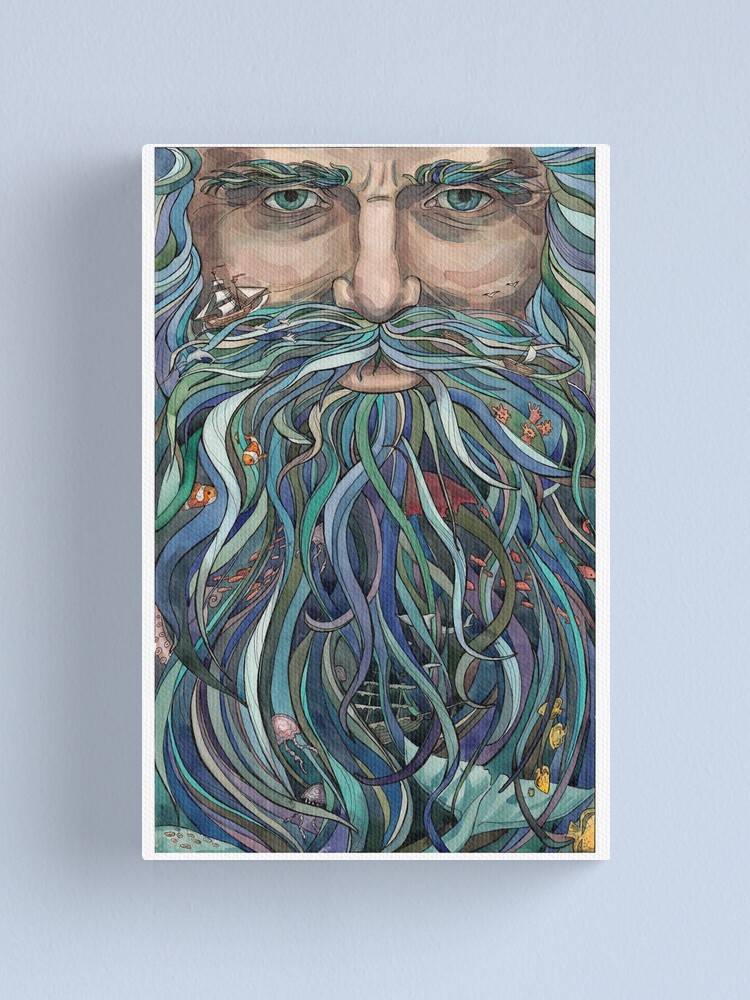 Alternate view of Old man Ocean Canvas Print