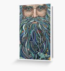 Old man Ocean Greeting Card