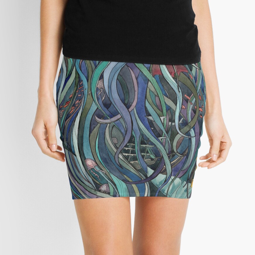 Old man Ocean Mini Skirt