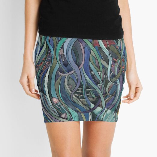 Old man Ocean Mini Skirt