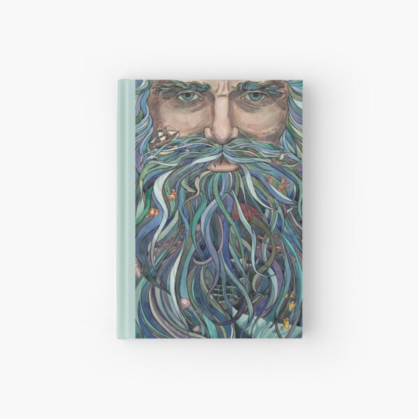 Old man Ocean Hardcover Journal