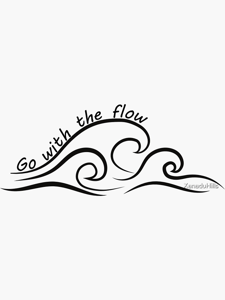 Go with The Flow Dishtowel