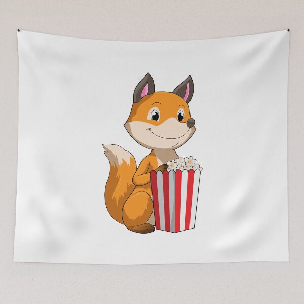 Item preview, Fox with Popcorn designed and sold by Snabdesign84.
