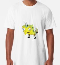 Camiseta larga Meme de Bob Esponja de alta calidad