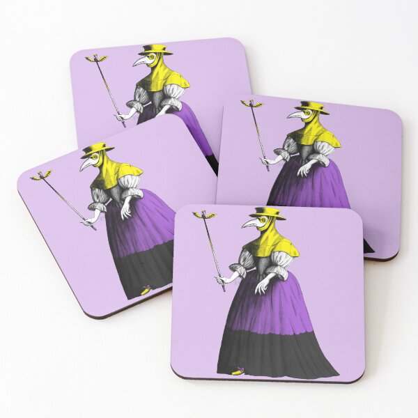 Item preview, Lady Plague Doctor (nonbinary pride flag) designed and sold by Alex Tal.