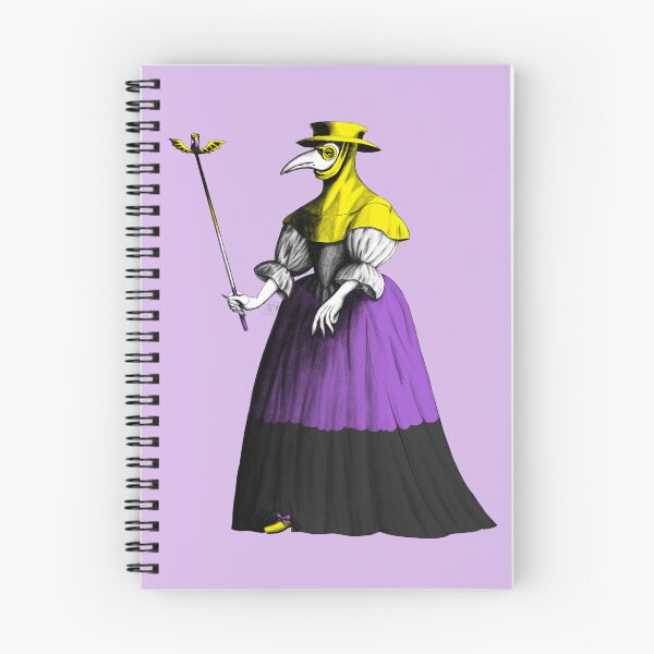 Item preview, Lady Plague Doctor (nonbinary pride flag) designed and sold by Alex Tal.