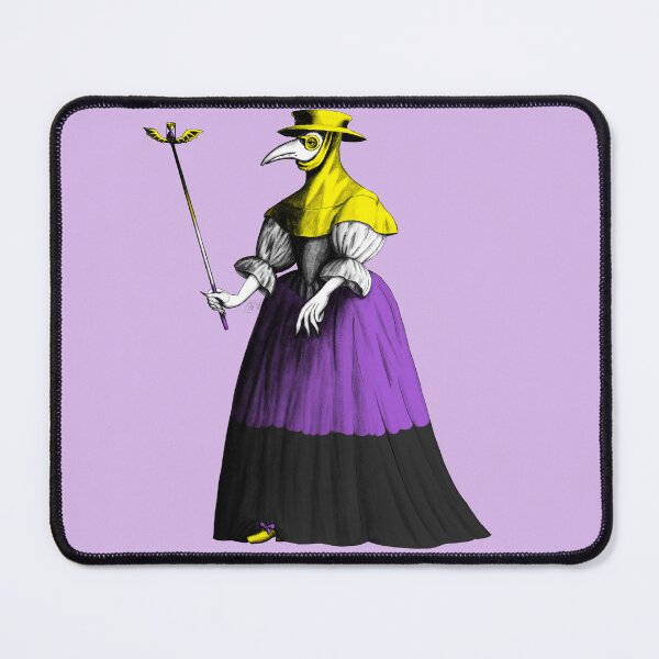 Item preview, Lady Plague Doctor (nonbinary pride flag) designed and sold by Alex Tal.