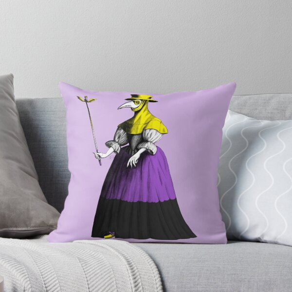 Item preview, Lady Plague Doctor (nonbinary pride flag) designed and sold by Alex Tal.