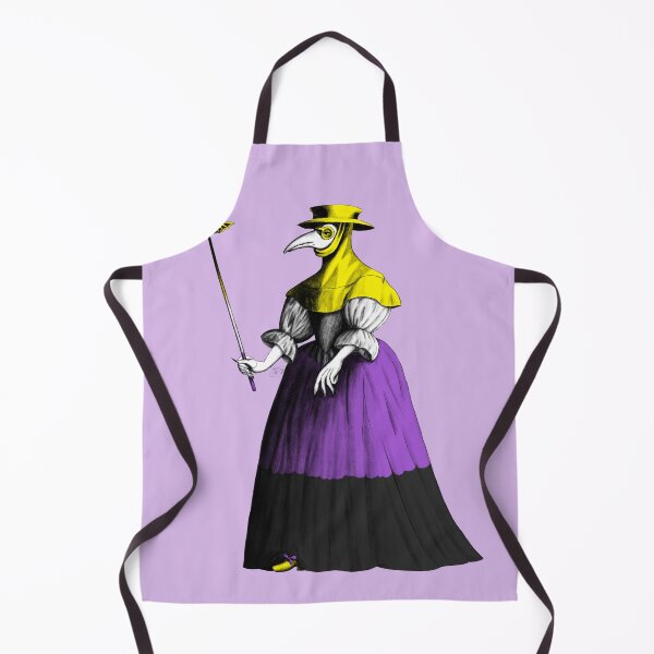 Item preview, Lady Plague Doctor (nonbinary pride flag) designed and sold by Alex Tal.
