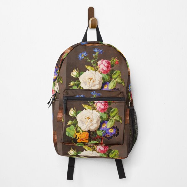 Item preview, A Bouquet of Flowers with White and Red Roses, Primroses and Nasturtium (1848) designed and sold by TeeARTHY.