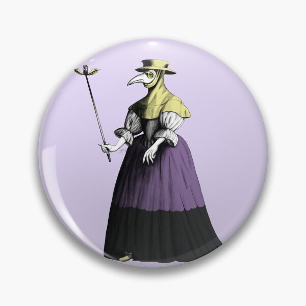 Item preview, Antique Lady Plague Doctor (nonbinary pride flag) designed and sold by Alex Tal.