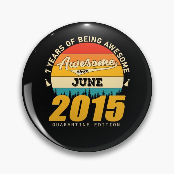 Item preview, 2015 Quarantine Edition June 7 Years Of Being Awesome designed and sold by GeneTonia0307.