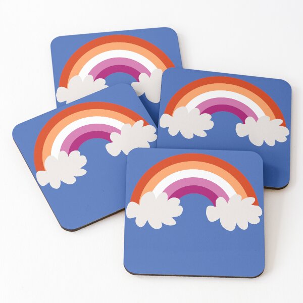 Aperçu de l'œuvre Lesbian Pride Flag Rainbow  créée et vendue par Creations-By-Em.