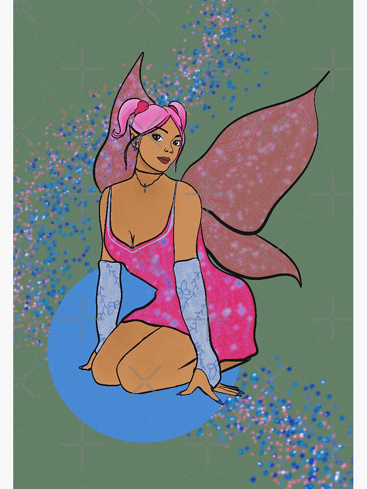 Blue Bunny Fairy Poster for Sale by tulipicetea