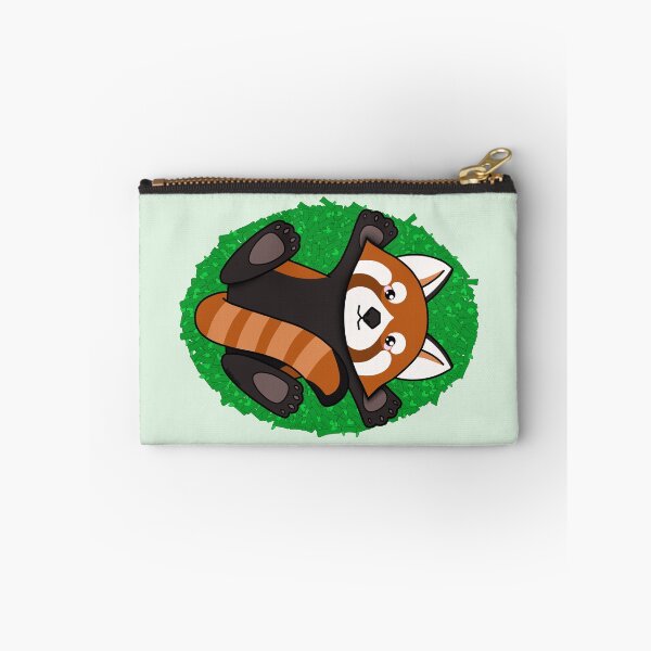 Item preview, A lazy red panda on a bamboo bed designed and sold by rainbowcho.